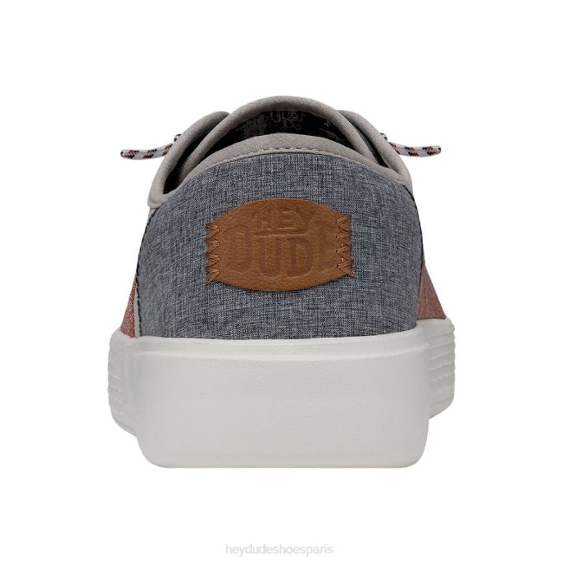 Hey Dude femmes artisanat conway Z628B234 chaussures rouge blanc bleu