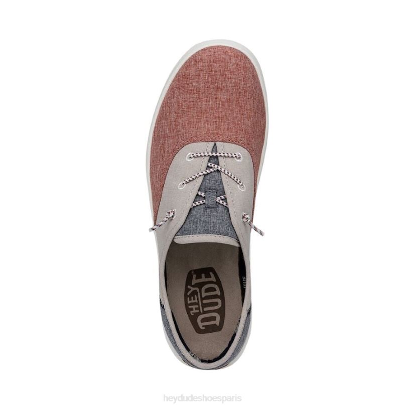 Hey Dude femmes artisanat conway Z628B234 chaussures rouge blanc bleu
