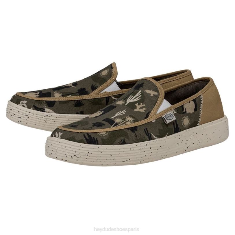 Hey Dude femmes désert de Sunapee Z628B245 chaussures vert