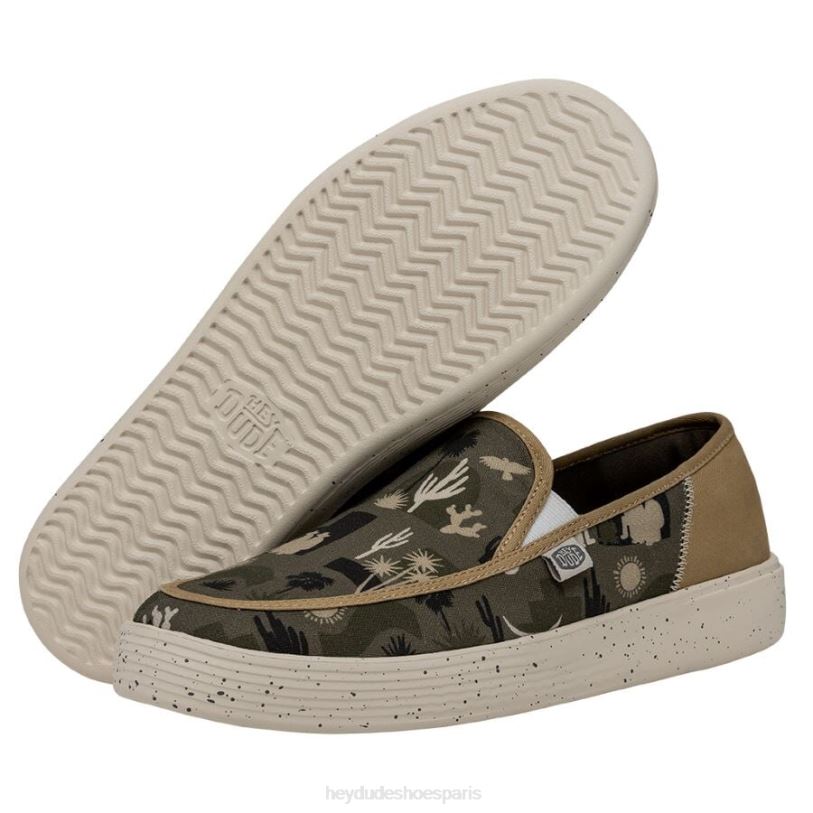 Hey Dude femmes désert de Sunapee Z628B245 chaussures vert