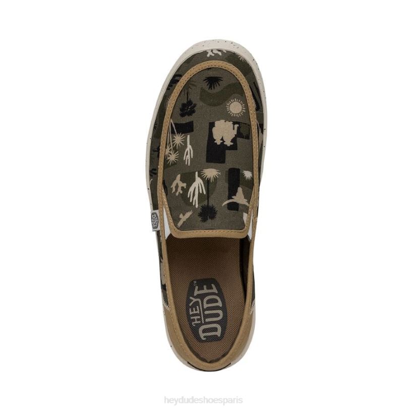 Hey Dude femmes désert de Sunapee Z628B245 chaussures vert