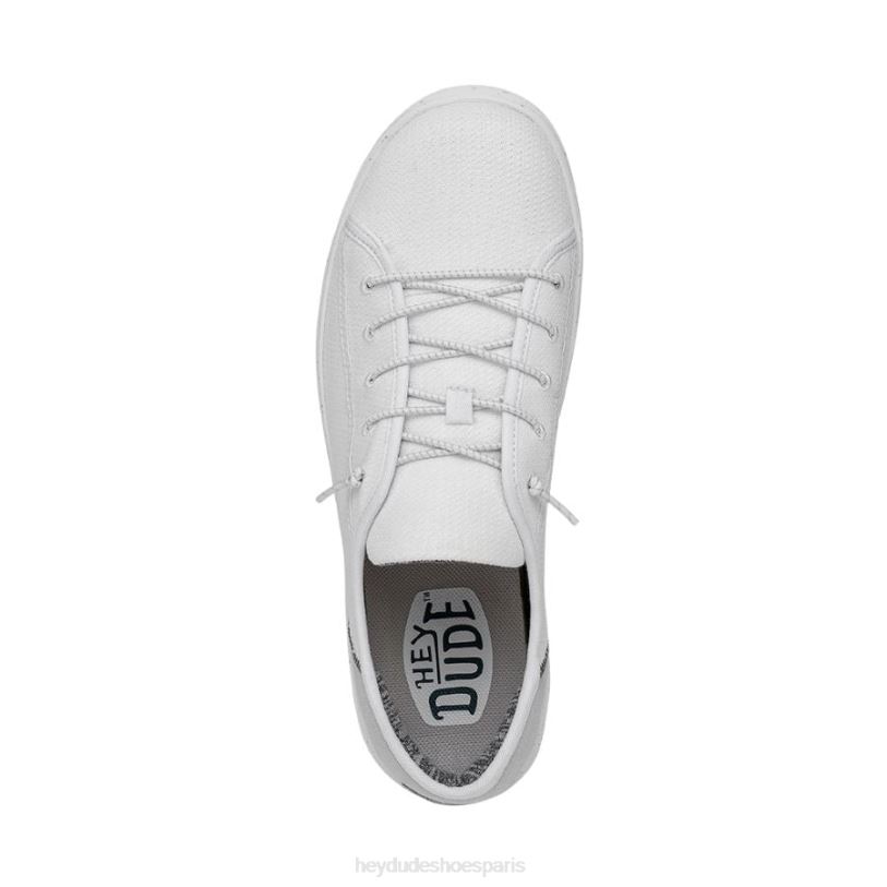 Hey Dude femmes maille de sport cody Z628B242 chaussures blanc
