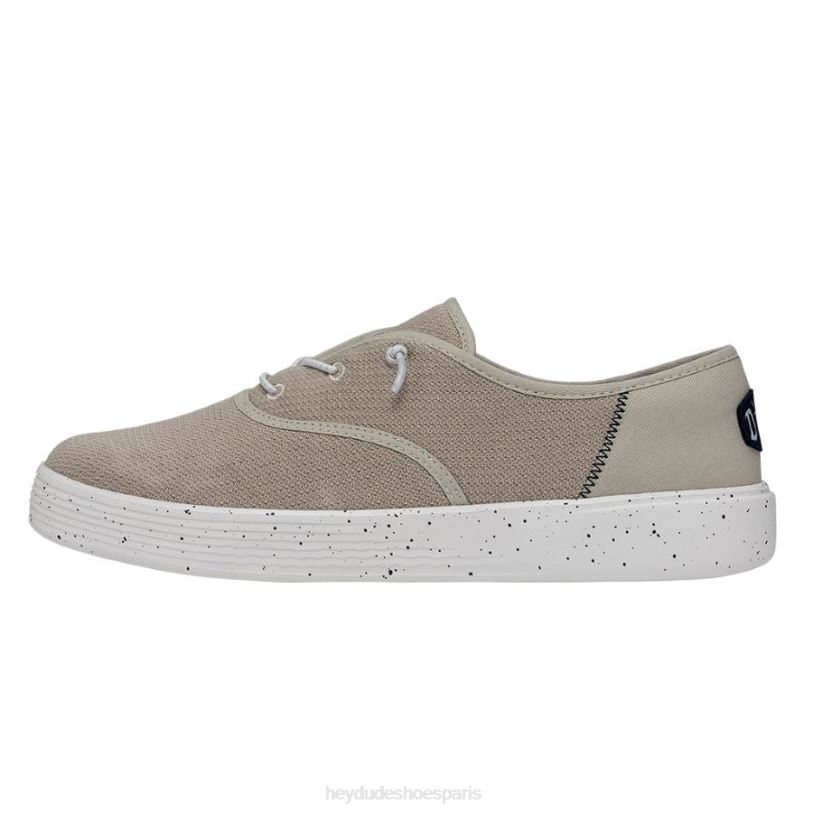 Hey Dude femmes maille de sport conway Z628B237 chaussures blanc cassé
