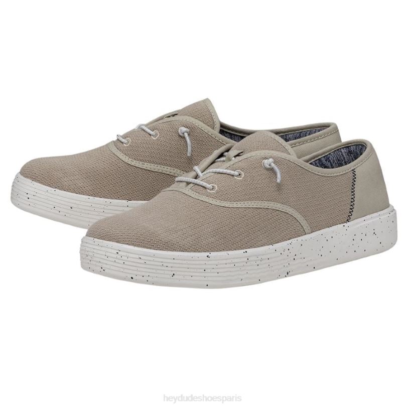 Hey Dude femmes maille de sport conway Z628B237 chaussures blanc cassé