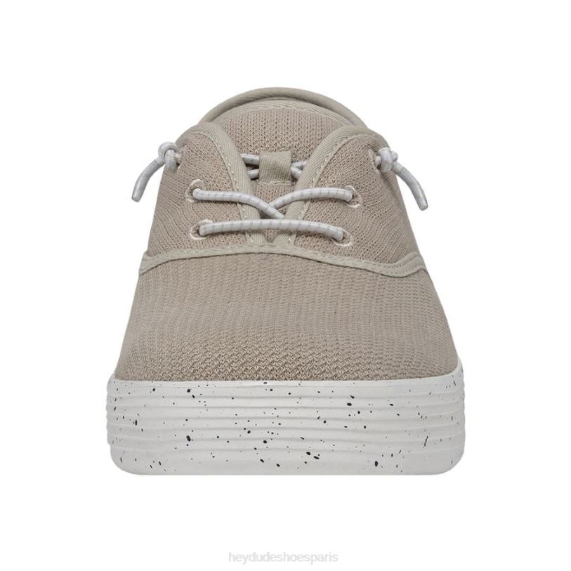 Hey Dude femmes maille de sport conway Z628B237 chaussures blanc cassé