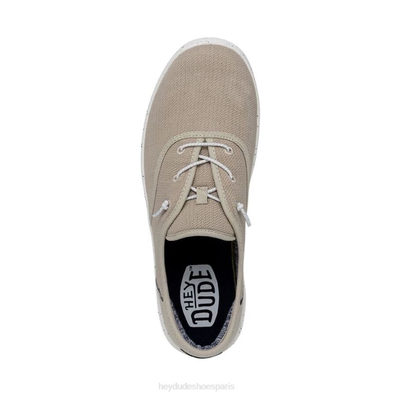 Hey Dude femmes maille de sport conway Z628B237 chaussures blanc cassé