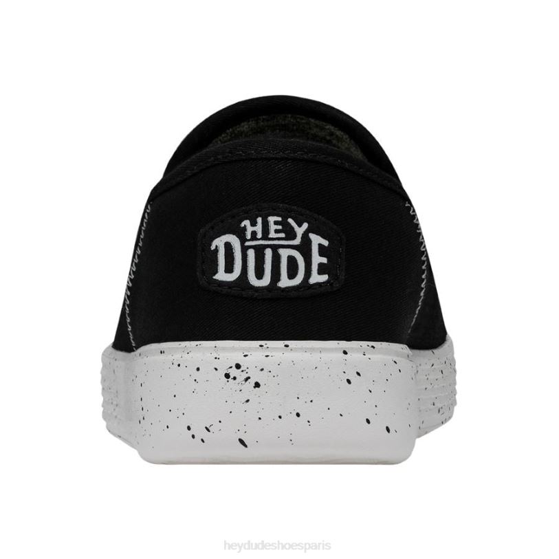 Hey Dude femmes maille de sport sunapee Z628B244 chaussures noir