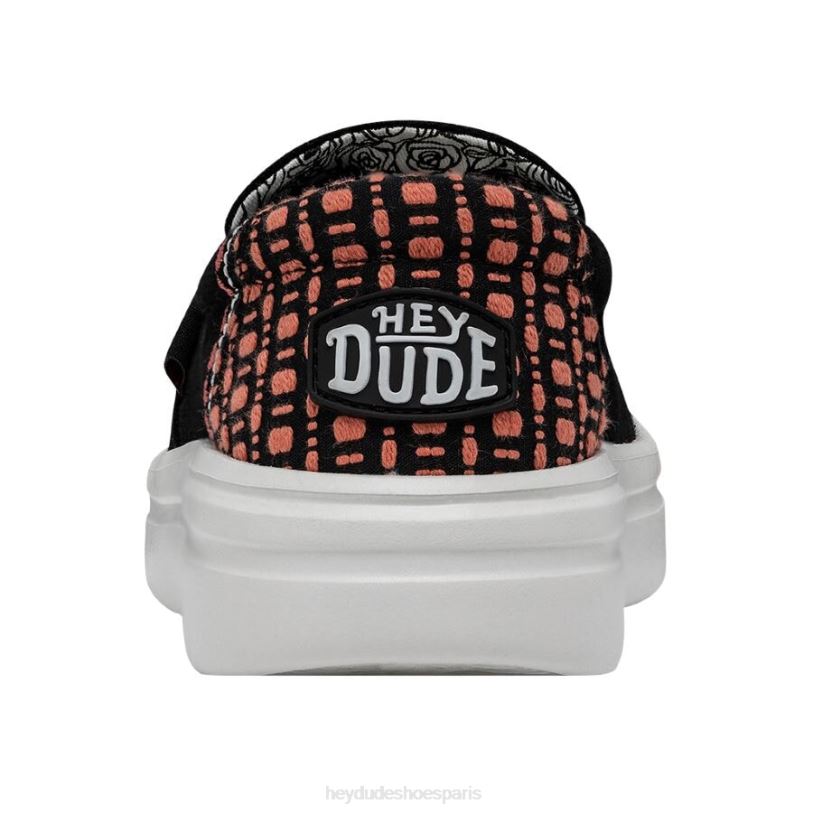 Hey Dude femmes montée brumeuse Z628B223 chaussures palmier noir