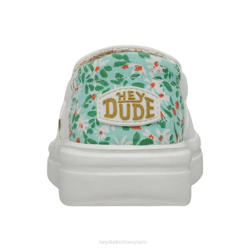 Hey Dude femmes montée brumeuse Z628B224 chaussures blanc azur