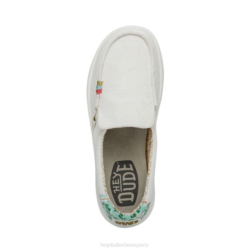 Hey Dude femmes montée brumeuse Z628B224 chaussures blanc azur