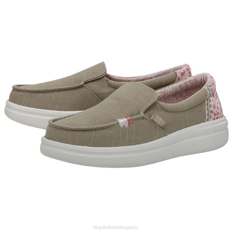 Hey Dude femmes montée brumeuse Z628B225 chaussures rose du désert