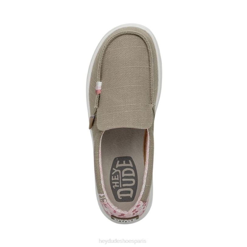 Hey Dude femmes montée brumeuse Z628B225 chaussures rose du désert