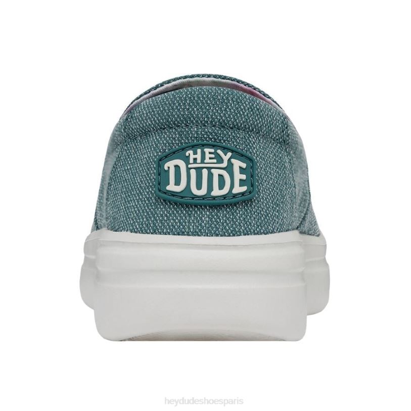 Hey Dude femmes montée brumeuse Z628B226 chaussures bleu tropical