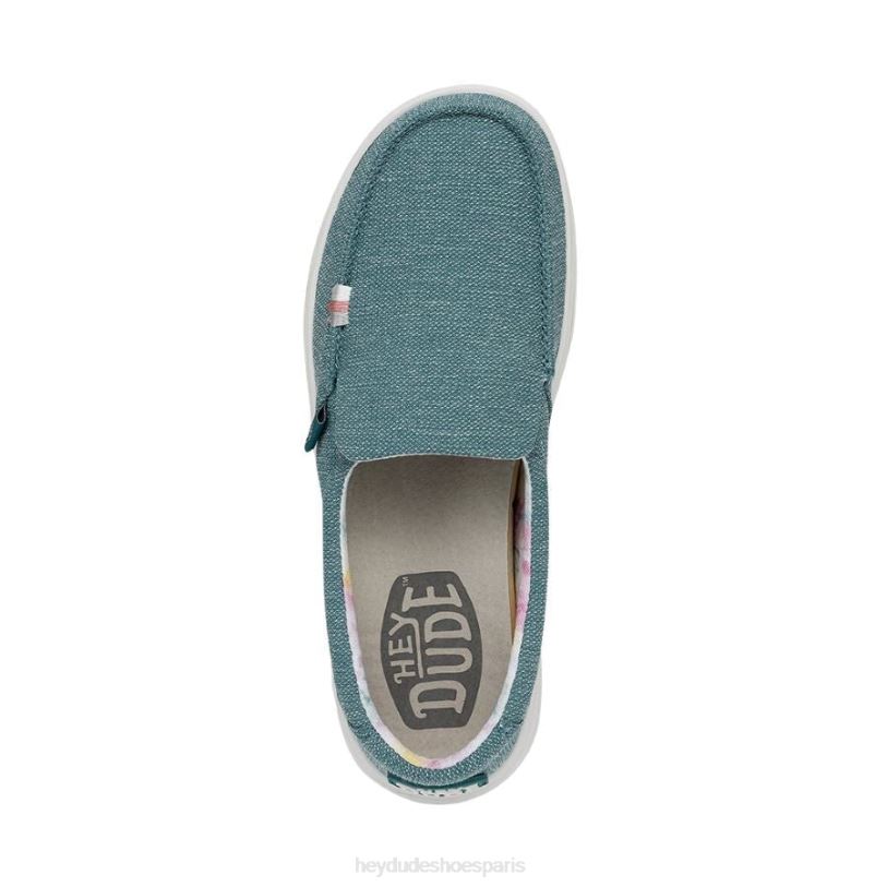 Hey Dude femmes montée brumeuse Z628B226 chaussures bleu tropical