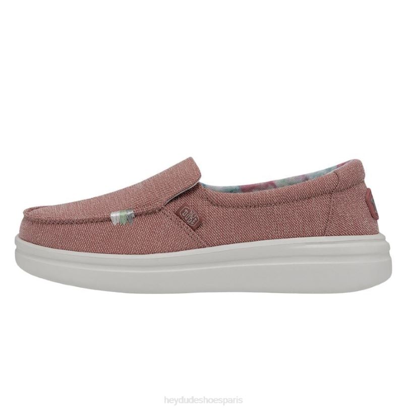 Hey Dude femmes montée brumeuse Z628B227 chaussures rose poussiéreux