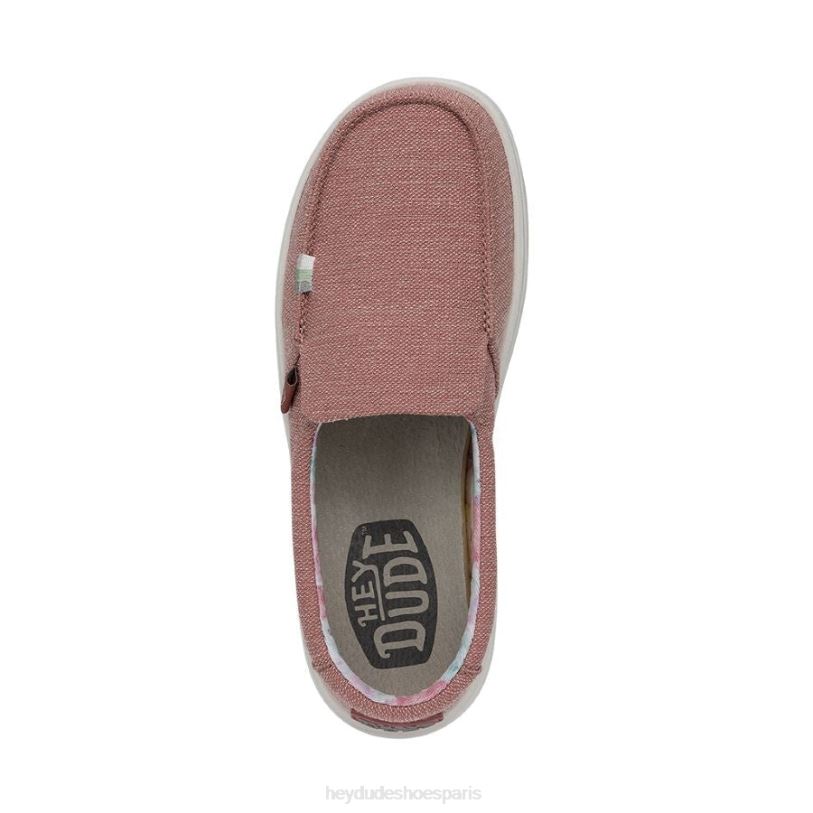 Hey Dude femmes montée brumeuse Z628B227 chaussures rose poussiéreux