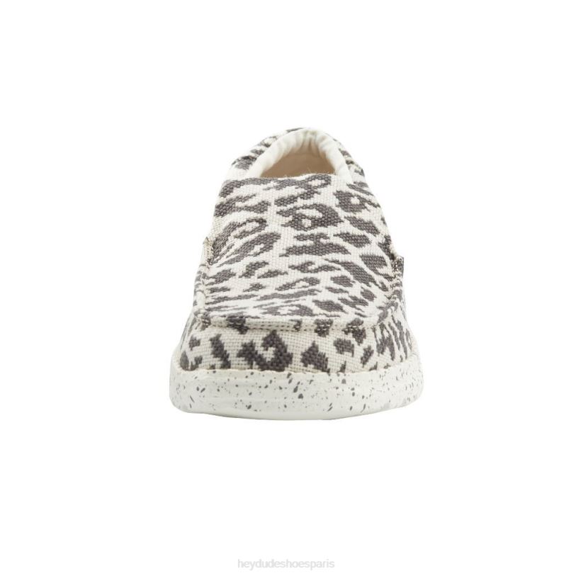 Hey Dude femmes tissé brumeux Z628B230 chaussures guépard gris