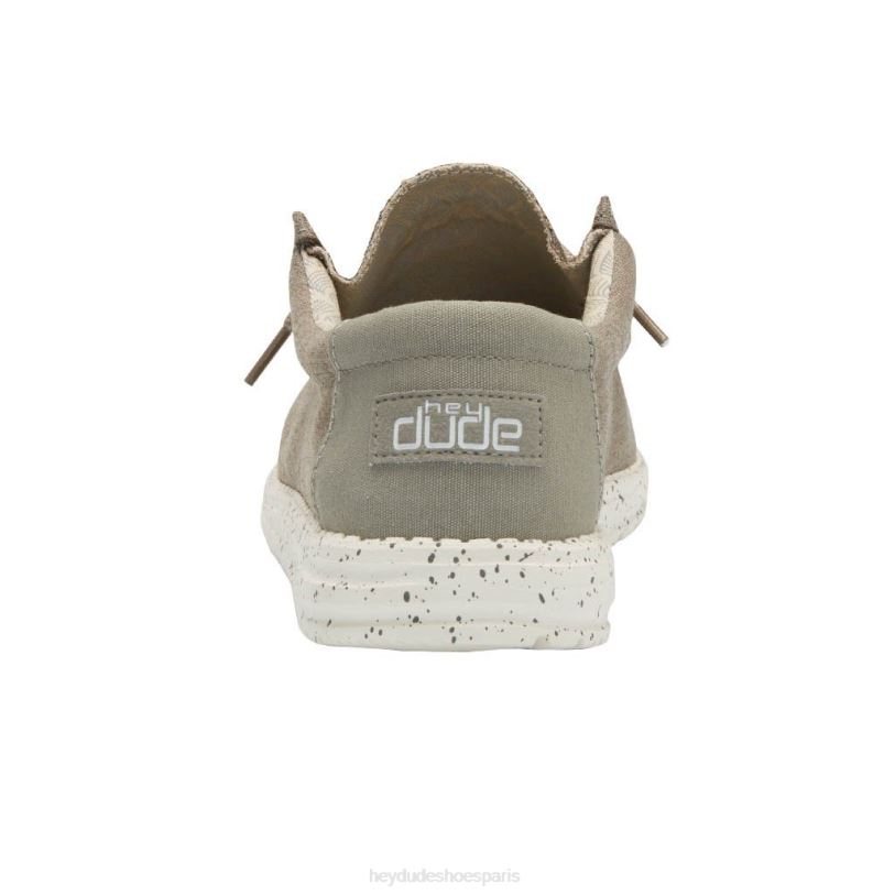Hey Dude Hommes Wally Chambray Z628B463 chaussures brun sépia