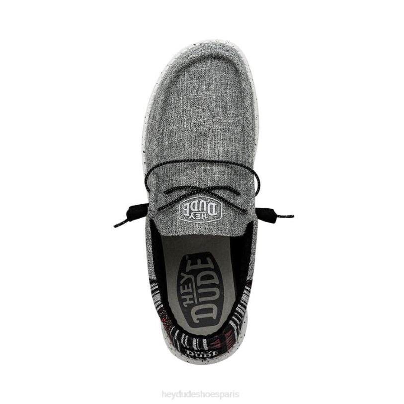 Hey Dude Hommes Wally Funk Z628B450 chaussures jacquard noir aztèque