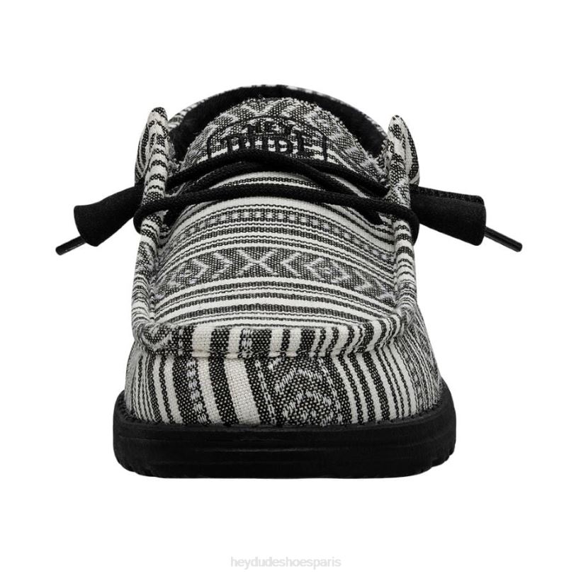 Hey Dude Hommes Wally Sérape Z628B436 chaussures gravier noir