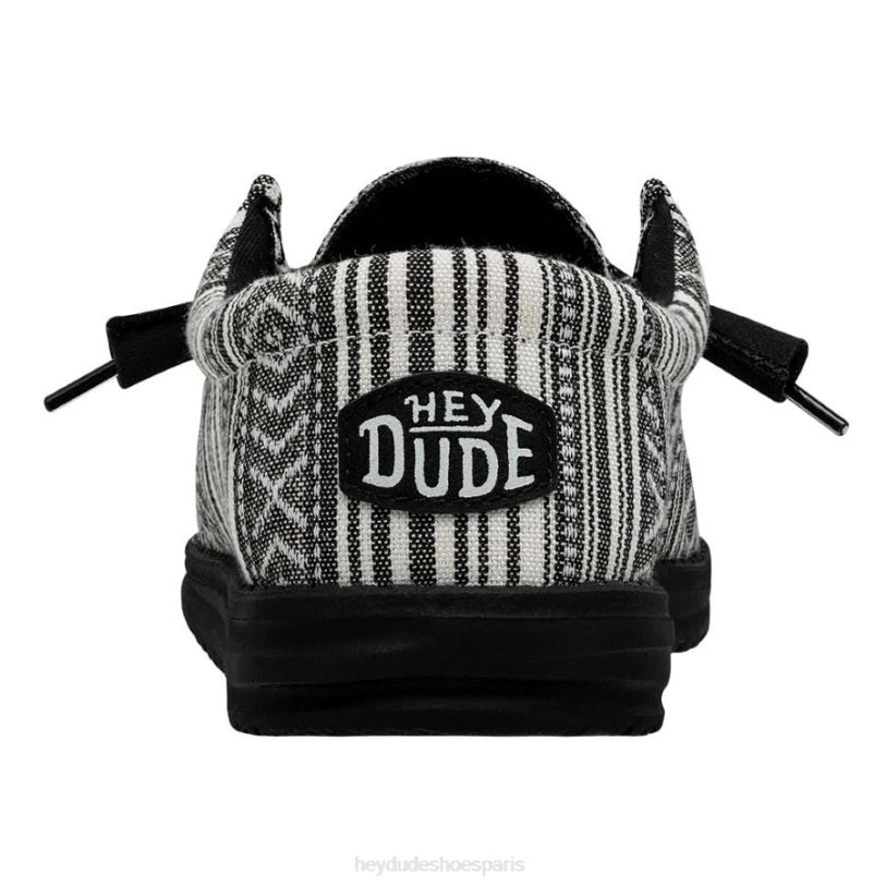 Hey Dude Hommes Wally Sérape Z628B436 chaussures gravier noir