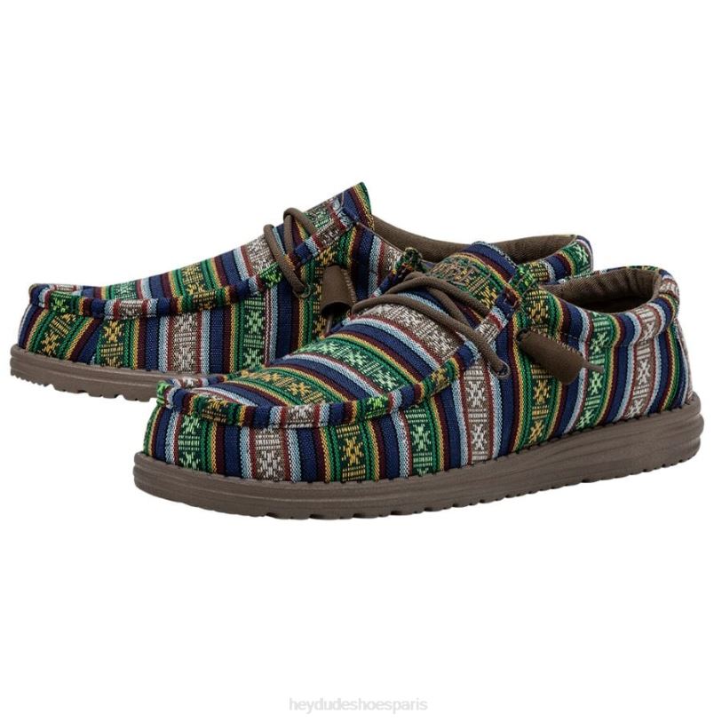 Hey Dude Hommes Wally Sérape Z628B438 chaussures canyon bleu