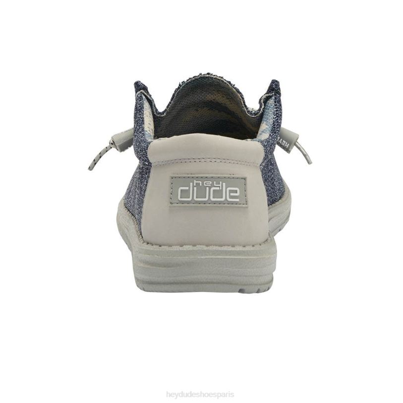 Hey Dude Hommes Wally Sox Z628B341 chaussures océan au clair de lune