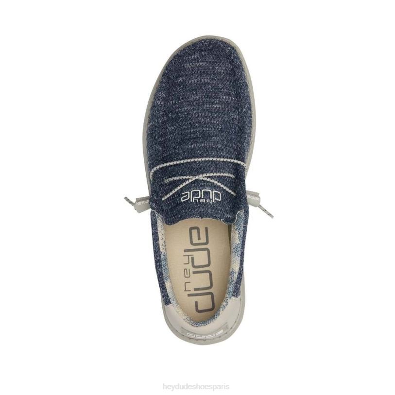Hey Dude Hommes Wally Sox Z628B341 chaussures océan au clair de lune