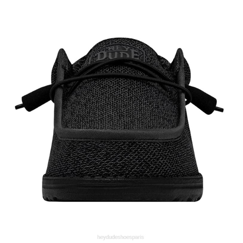 Hey Dude Hommes Wally Sox large Z628B295 chaussures micro total noir