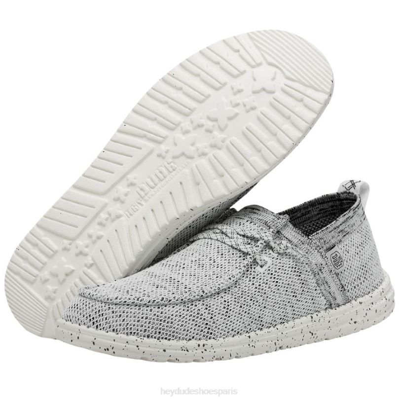 Hey Dude Hommes Wally auréole Z628B470 chaussures pierre blanche