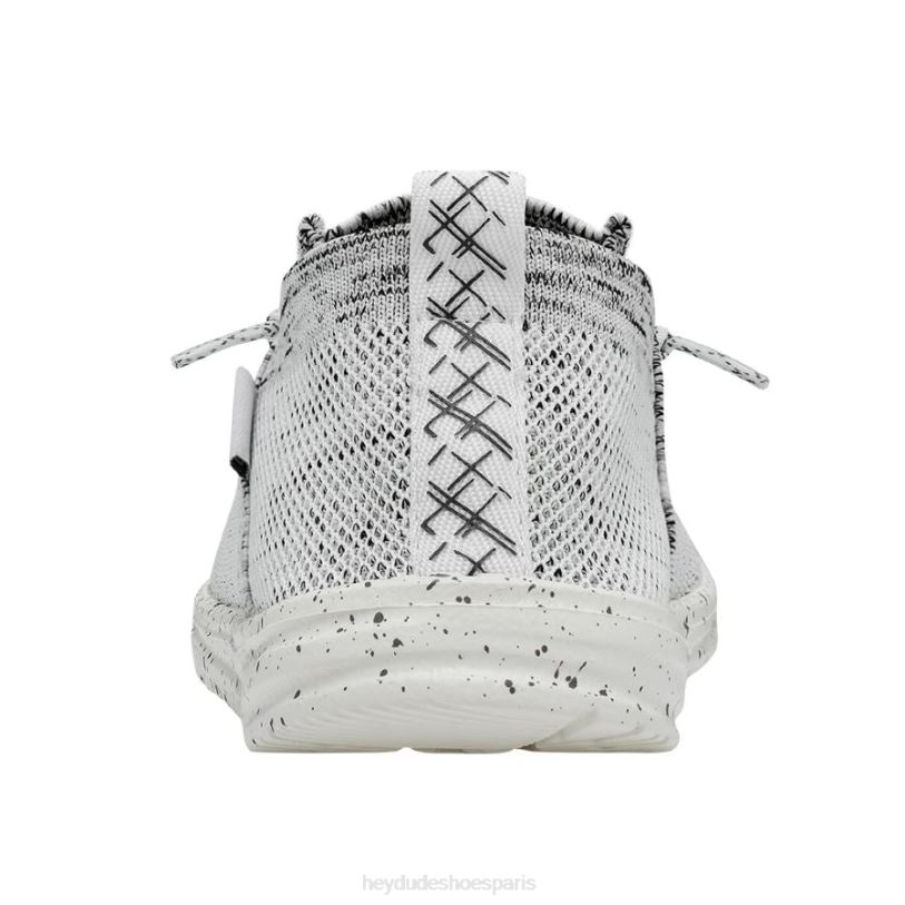 Hey Dude Hommes Wally auréole Z628B470 chaussures pierre blanche