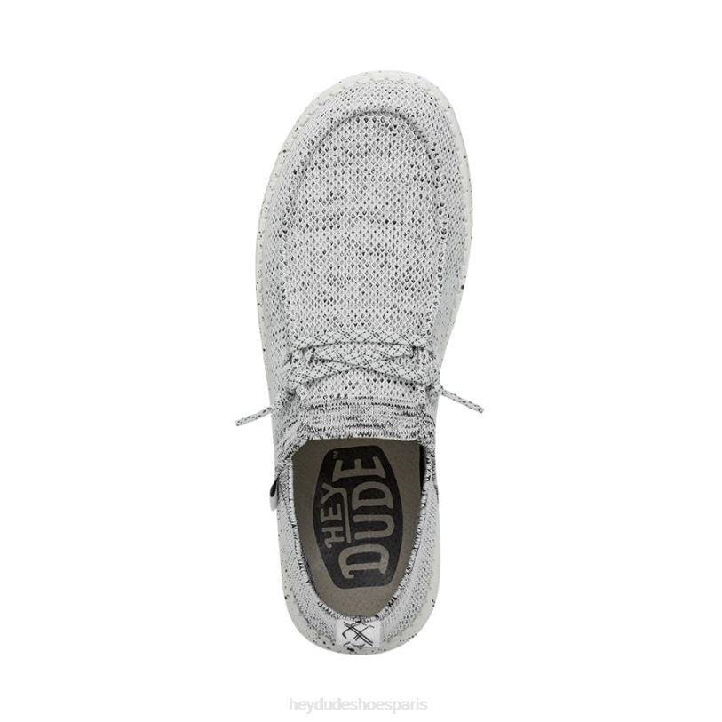 Hey Dude Hommes Wally auréole Z628B470 chaussures pierre blanche