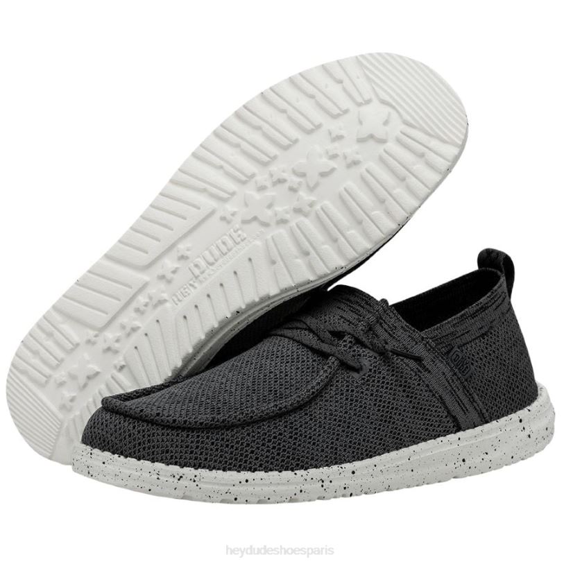 Hey Dude Hommes Wally auréole Z628B472 chaussures gris foncé