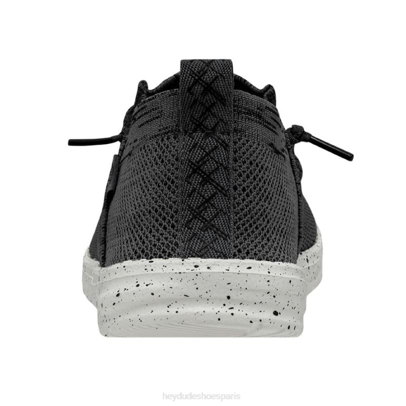 Hey Dude Hommes Wally auréole Z628B472 chaussures gris foncé
