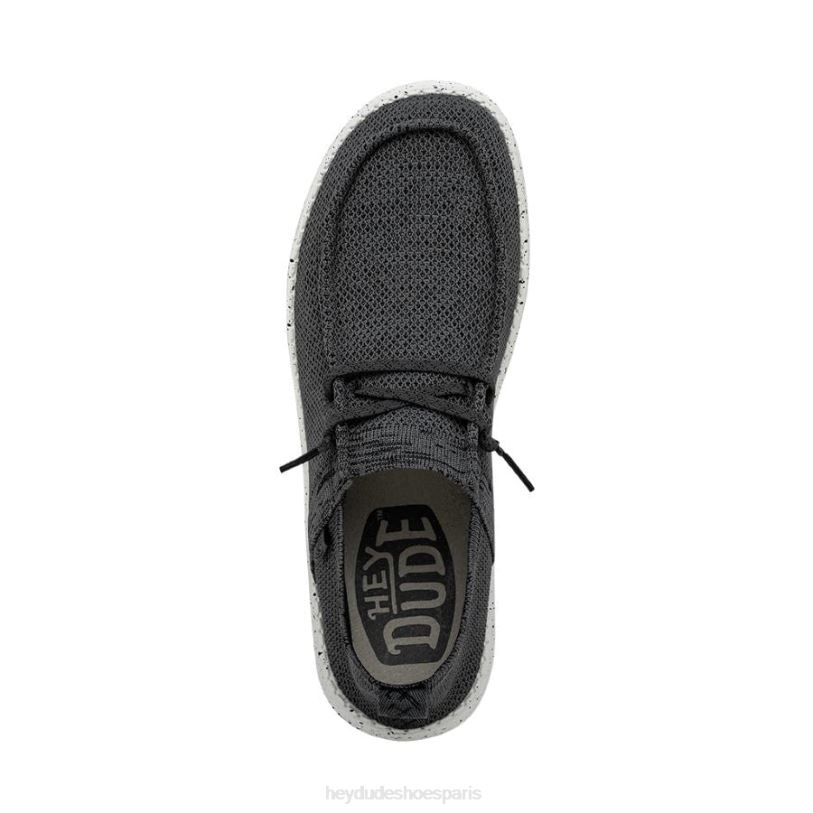 Hey Dude Hommes Wally auréole Z628B472 chaussures gris foncé