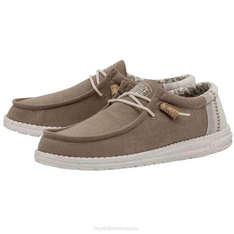 Hey Dude Hommes Wally casse le point Z628B361 chaussures argile