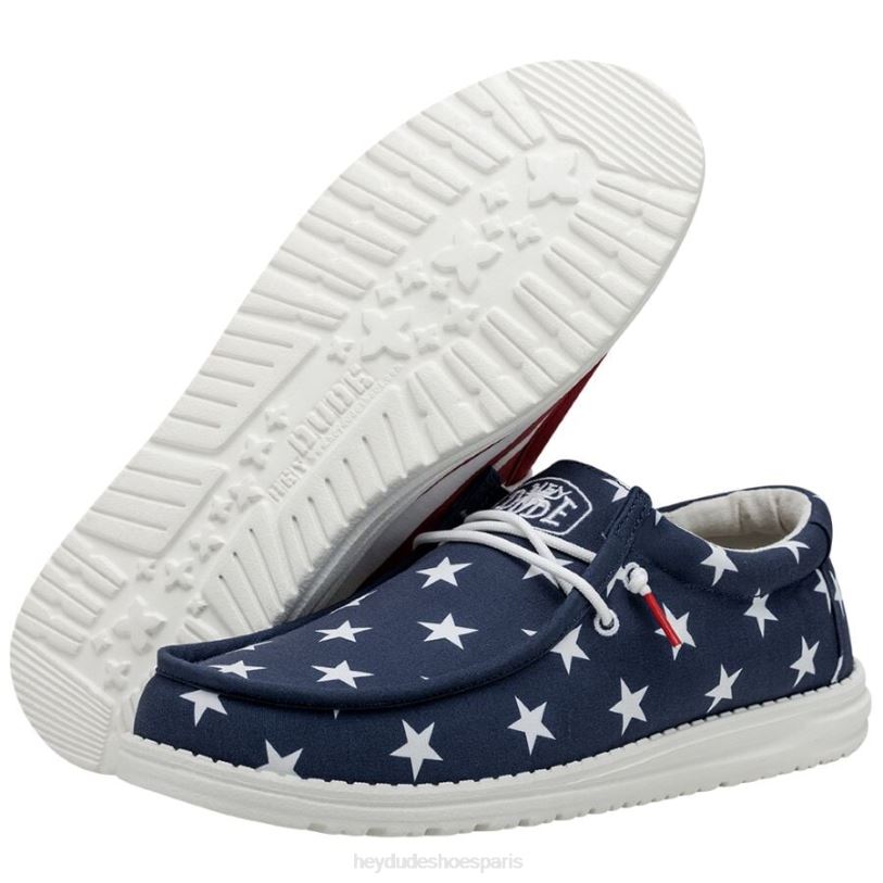 Hey Dude Hommes Wally patriotique Z628B294 chaussures drapeau américain