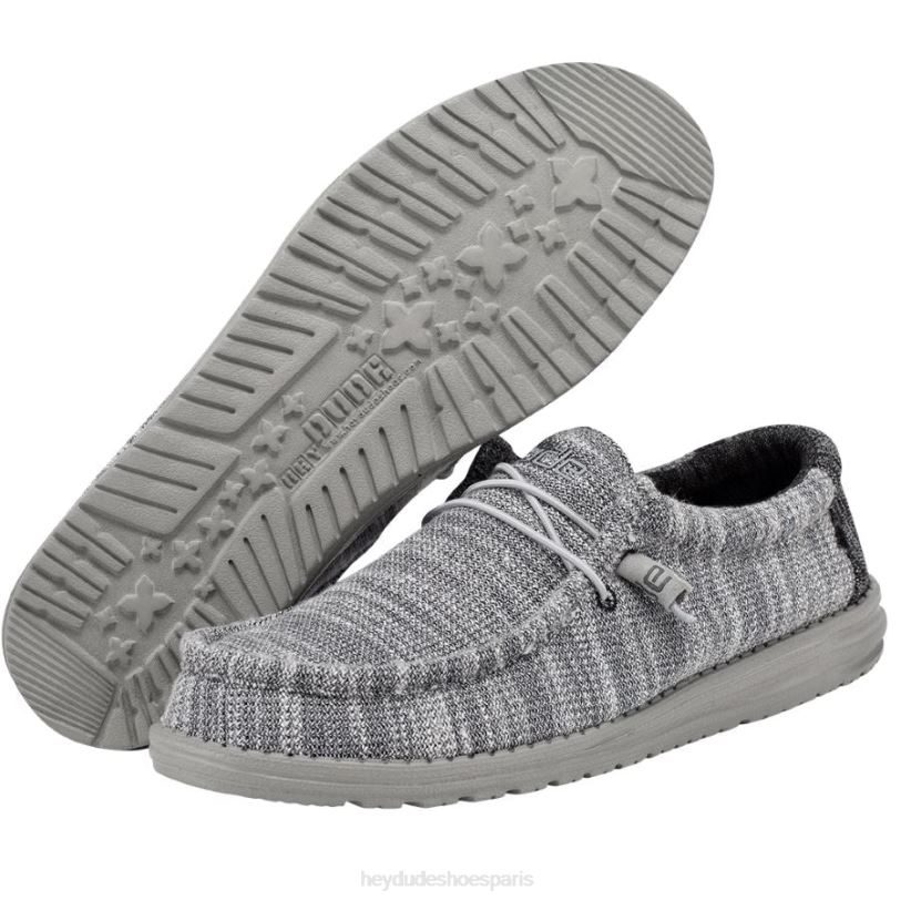 Hey Dude Hommes Wally s'étire Z628B313 chaussures mélange de platine