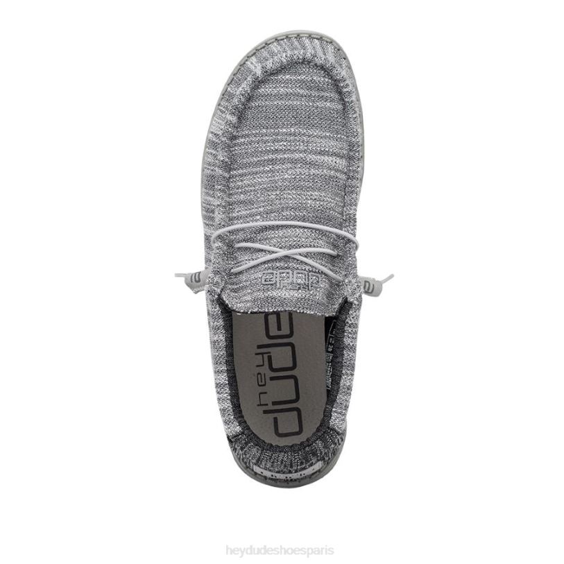 Hey Dude Hommes Wally s'étire Z628B313 chaussures mélange de platine