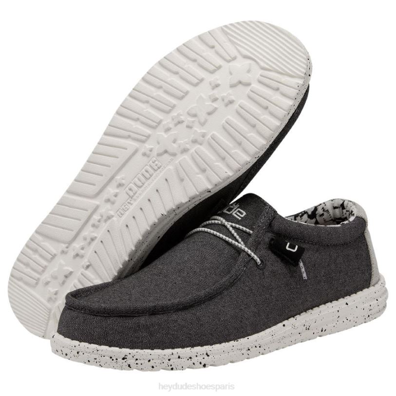Hey Dude Hommes Wally s'étire Z628B315 chaussures noir opale