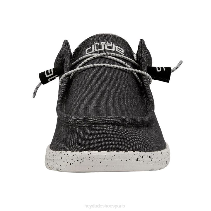 Hey Dude Hommes Wally s'étire Z628B315 chaussures noir opale