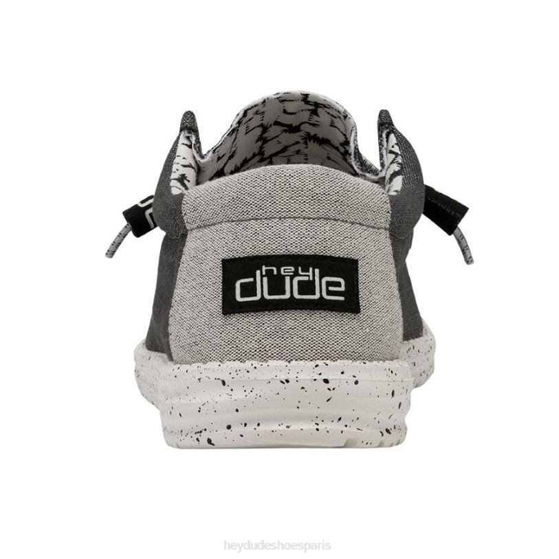 Hey Dude Hommes Wally s'étire Z628B315 chaussures noir opale