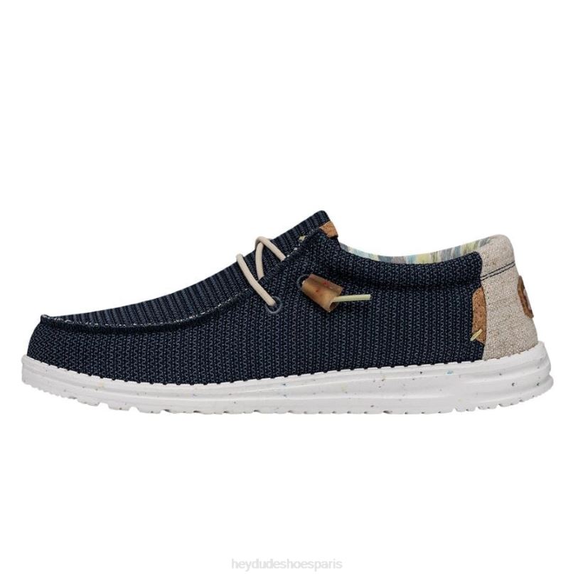 Hey Dude Hommes Wally s'étire Z628B322 chaussures bleu d'orion