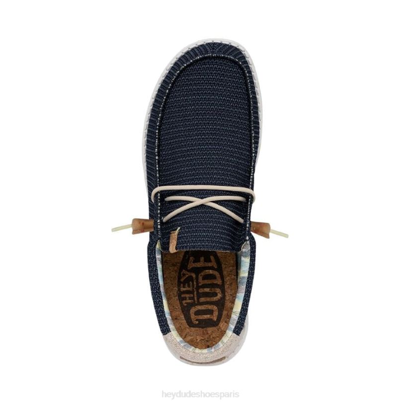 Hey Dude Hommes Wally s'étire Z628B322 chaussures bleu d'orion