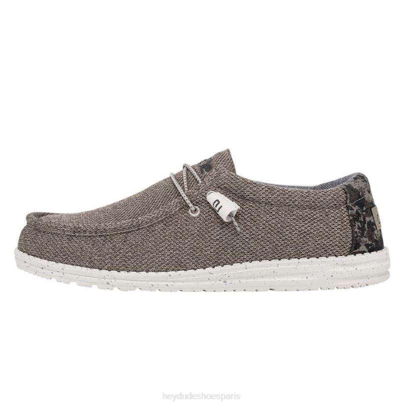 Hey Dude Hommes Wally s'étire Z628B326 chaussures camouflage de dunes de sable