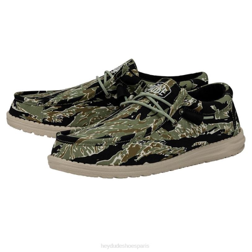 Hey Dude Hommes camouflage mural Z628B430 chaussures camouflage à rayures tigrées