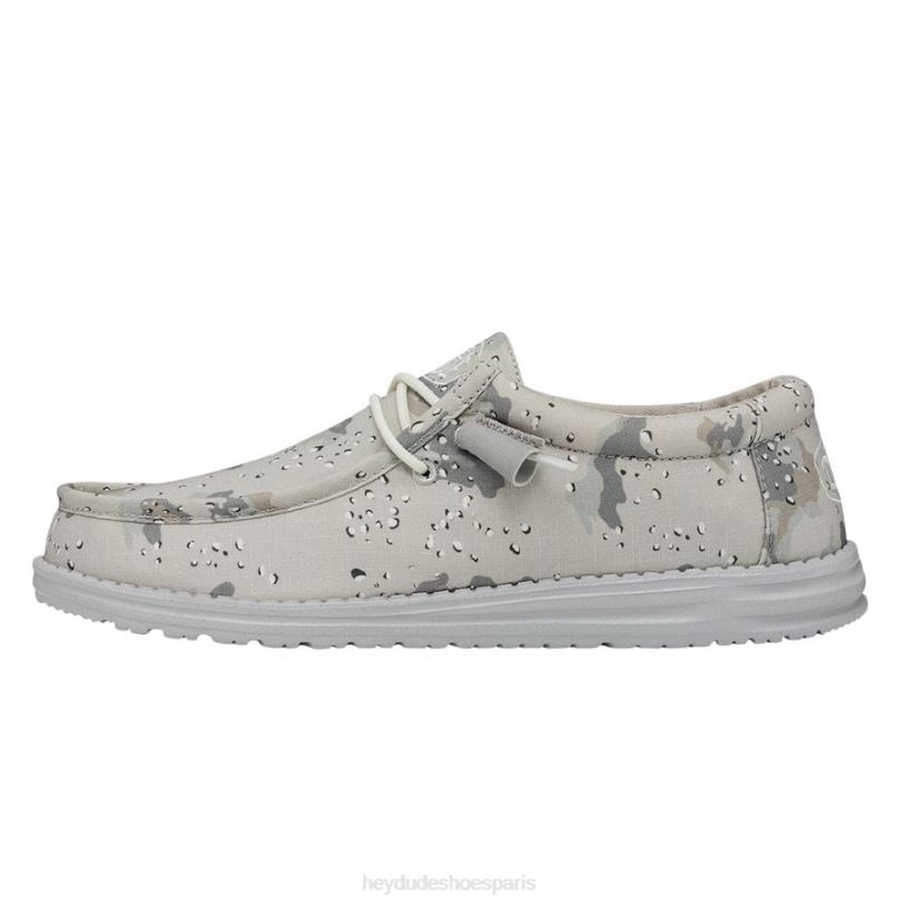 Hey Dude Hommes camouflage mural Z628B432 chaussures camouflage du désert en niveaux de gris