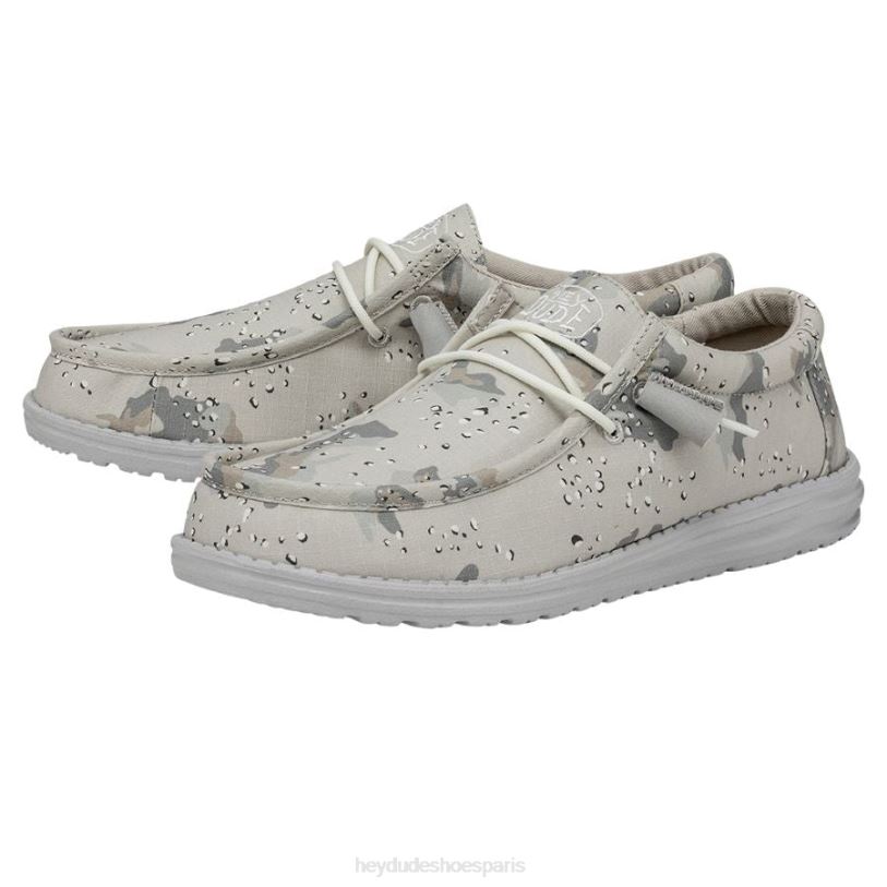 Hey Dude Hommes camouflage mural Z628B432 chaussures camouflage du désert en niveaux de gris