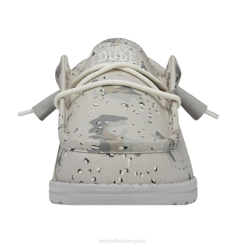 Hey Dude Hommes camouflage mural Z628B432 chaussures camouflage du désert en niveaux de gris