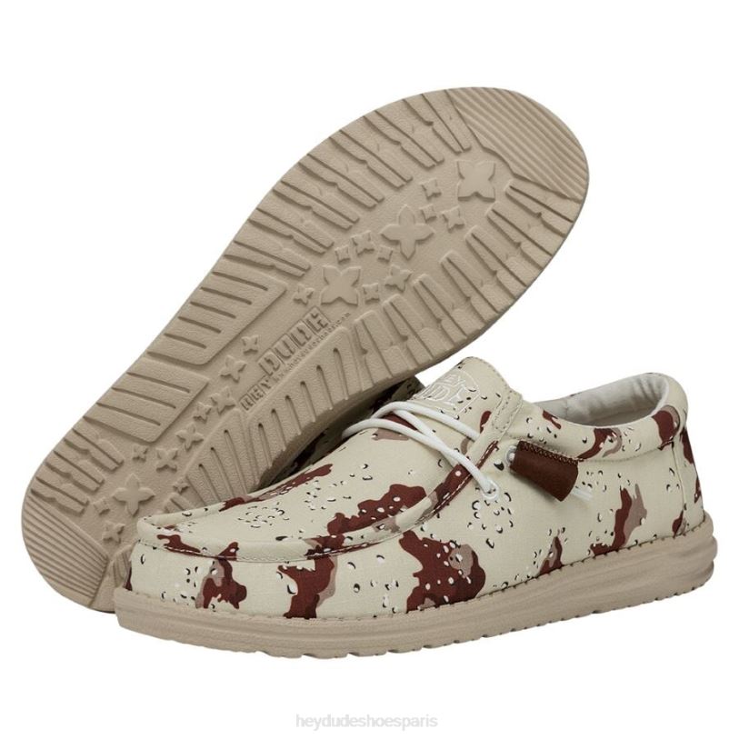 Hey Dude Hommes camouflage mural Z628B433 chaussures Camouflage du désert